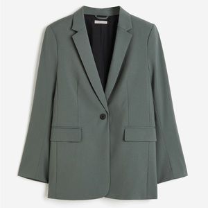 Single Breasted Green Blazer (XL)